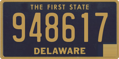 DE license plate 948617