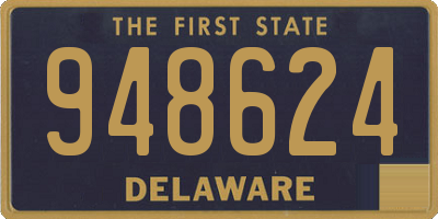 DE license plate 948624