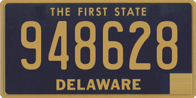 DE license plate 948628