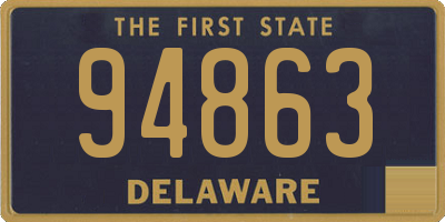 DE license plate 94863