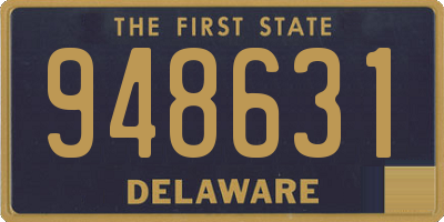 DE license plate 948631