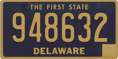 DE license plate 948632