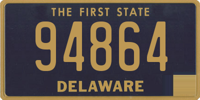 DE license plate 94864