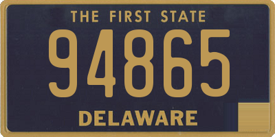 DE license plate 94865