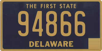 DE license plate 94866