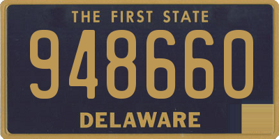 DE license plate 948660