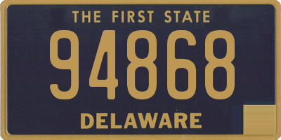 DE license plate 94868