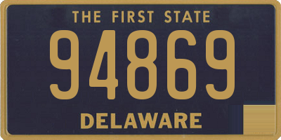 DE license plate 94869