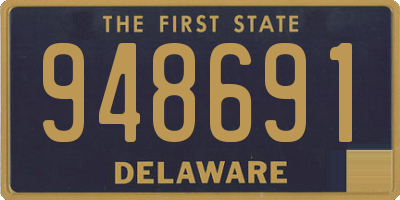 DE license plate 948691