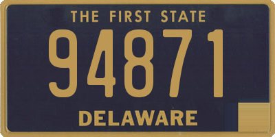 DE license plate 94871