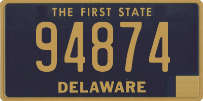 DE license plate 94874