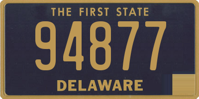 DE license plate 94877