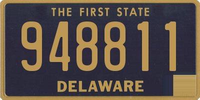 DE license plate 948811