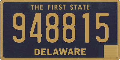 DE license plate 948815