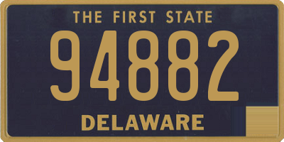 DE license plate 94882