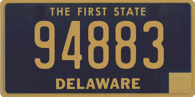 DE license plate 94883