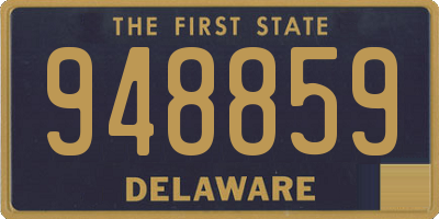 DE license plate 948859