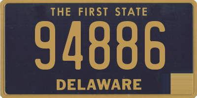 DE license plate 94886