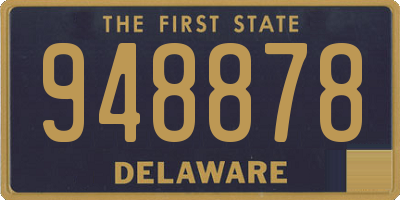 DE license plate 948878