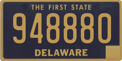 DE license plate 948880