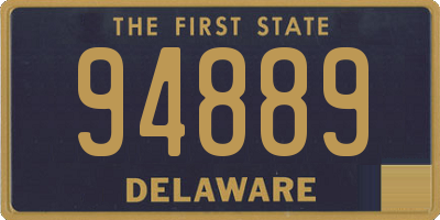 DE license plate 94889