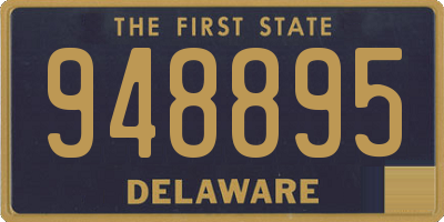 DE license plate 948895