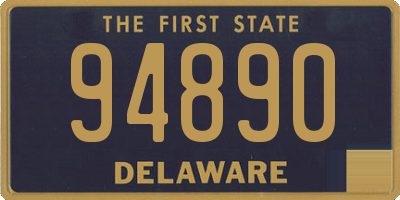 DE license plate 94890