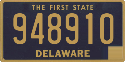 DE license plate 948910
