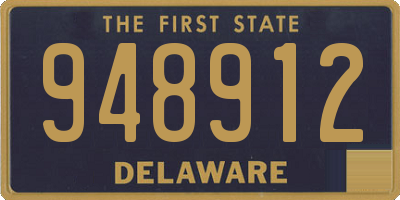 DE license plate 948912