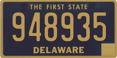 DE license plate 948935