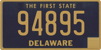 DE license plate 94895