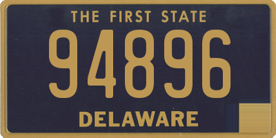DE license plate 94896