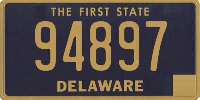 DE license plate 94897