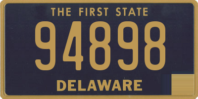 DE license plate 94898