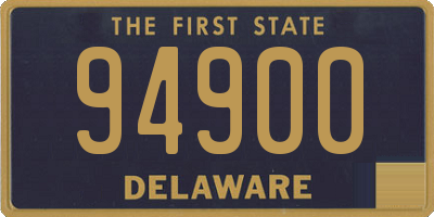 DE license plate 94900