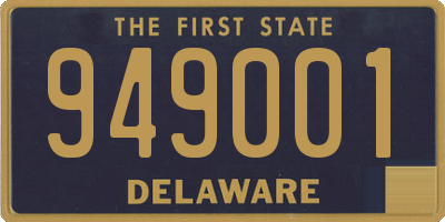 DE license plate 949001