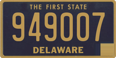 DE license plate 949007
