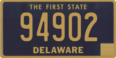 DE license plate 94902
