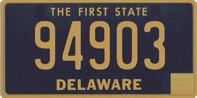 DE license plate 94903