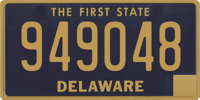 DE license plate 949048