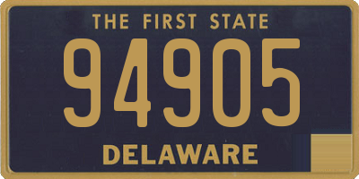 DE license plate 94905