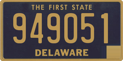 DE license plate 949051