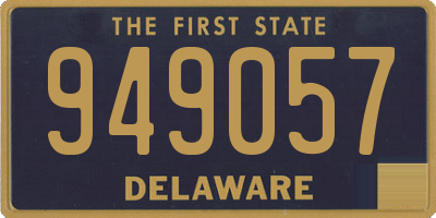 DE license plate 949057