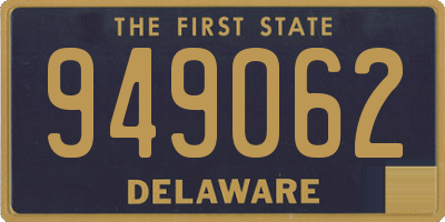 DE license plate 949062