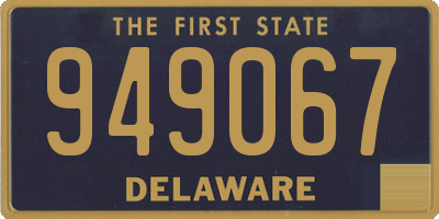 DE license plate 949067