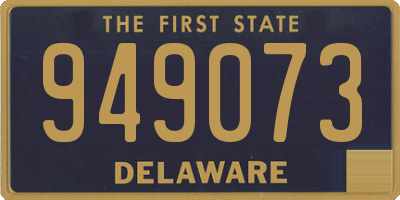 DE license plate 949073