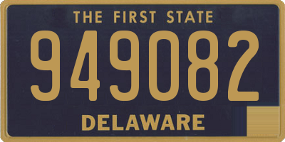 DE license plate 949082