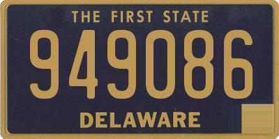 DE license plate 949086