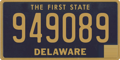 DE license plate 949089