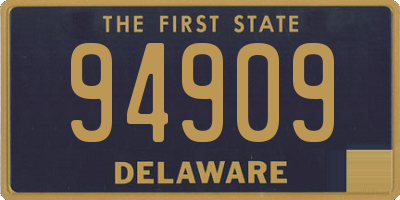 DE license plate 94909
